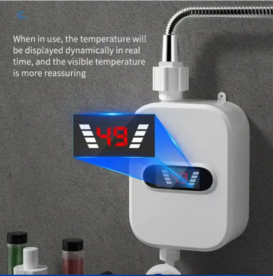 CHAUFFE-EAU INSTANTANE INTELLIGENT AVEC AFFICHAGE LCD